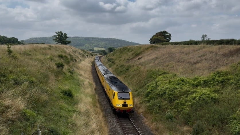 New Measurement Train in the Yeovil area