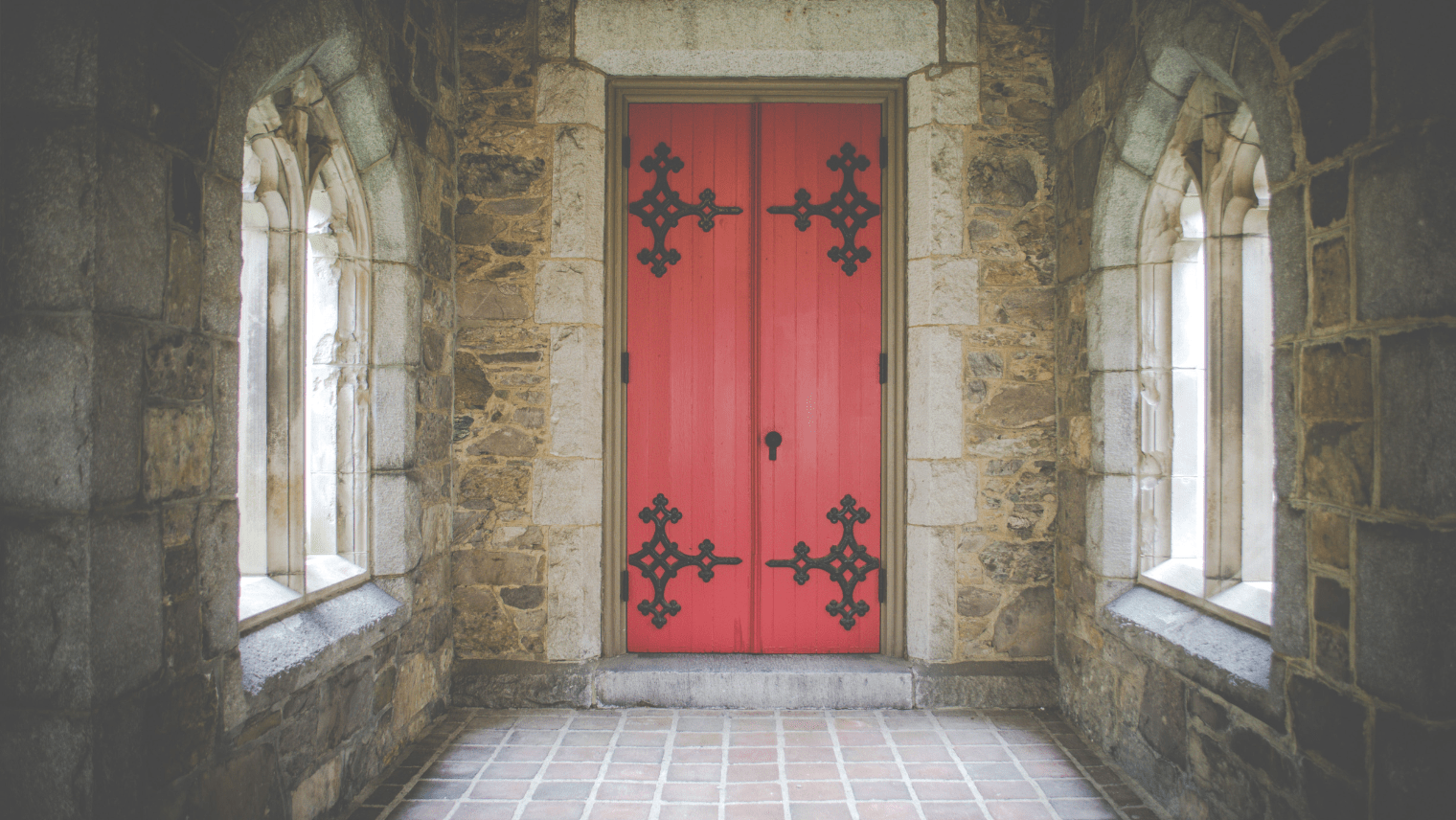 A door in an escape room