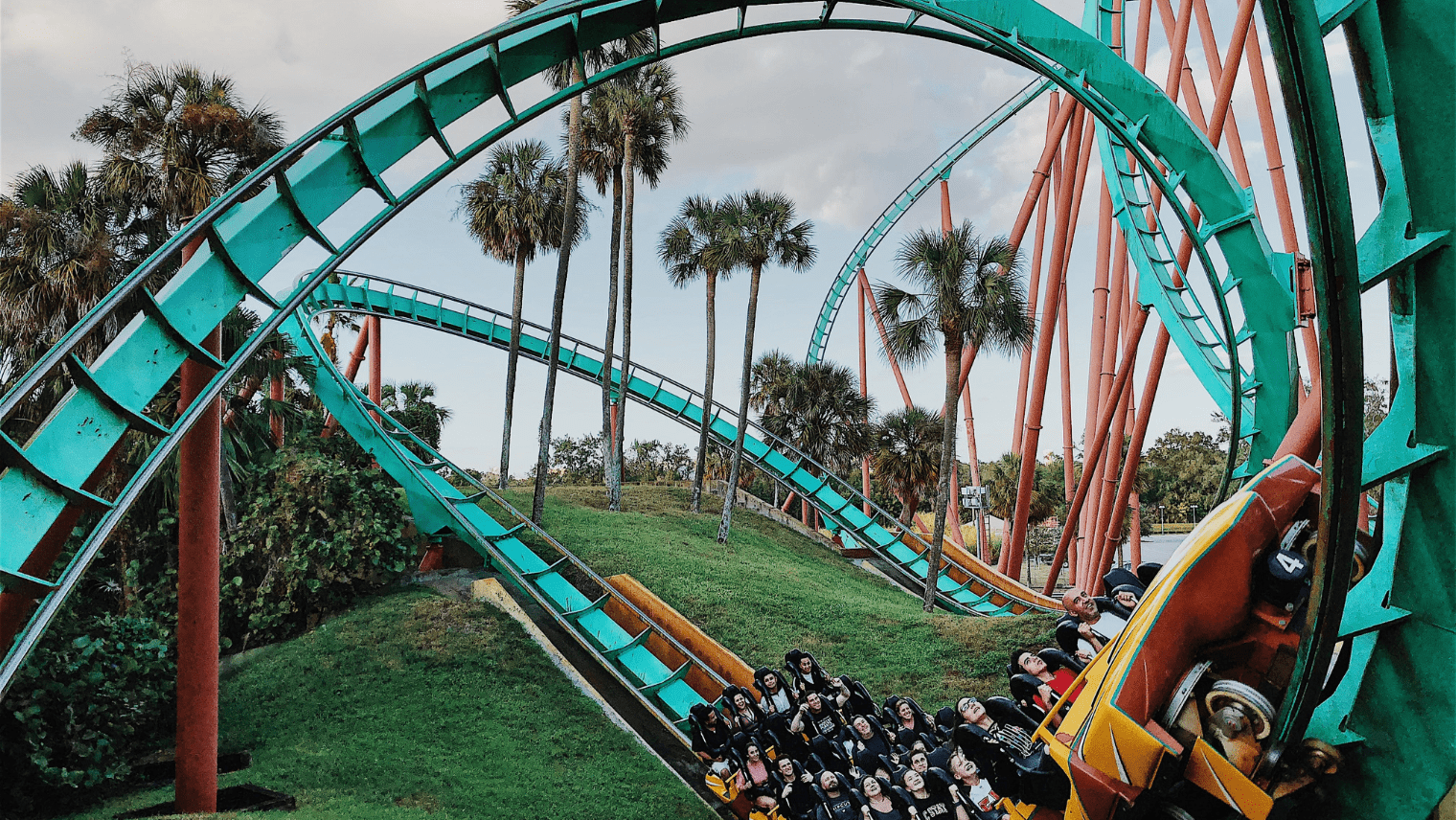 A rollercoaster