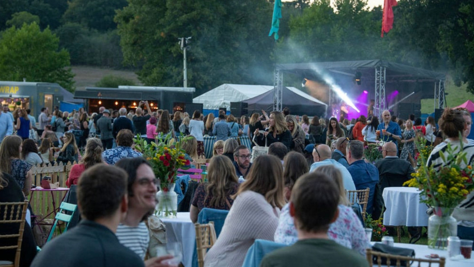 Surrey Gin Fest crowd at the festival