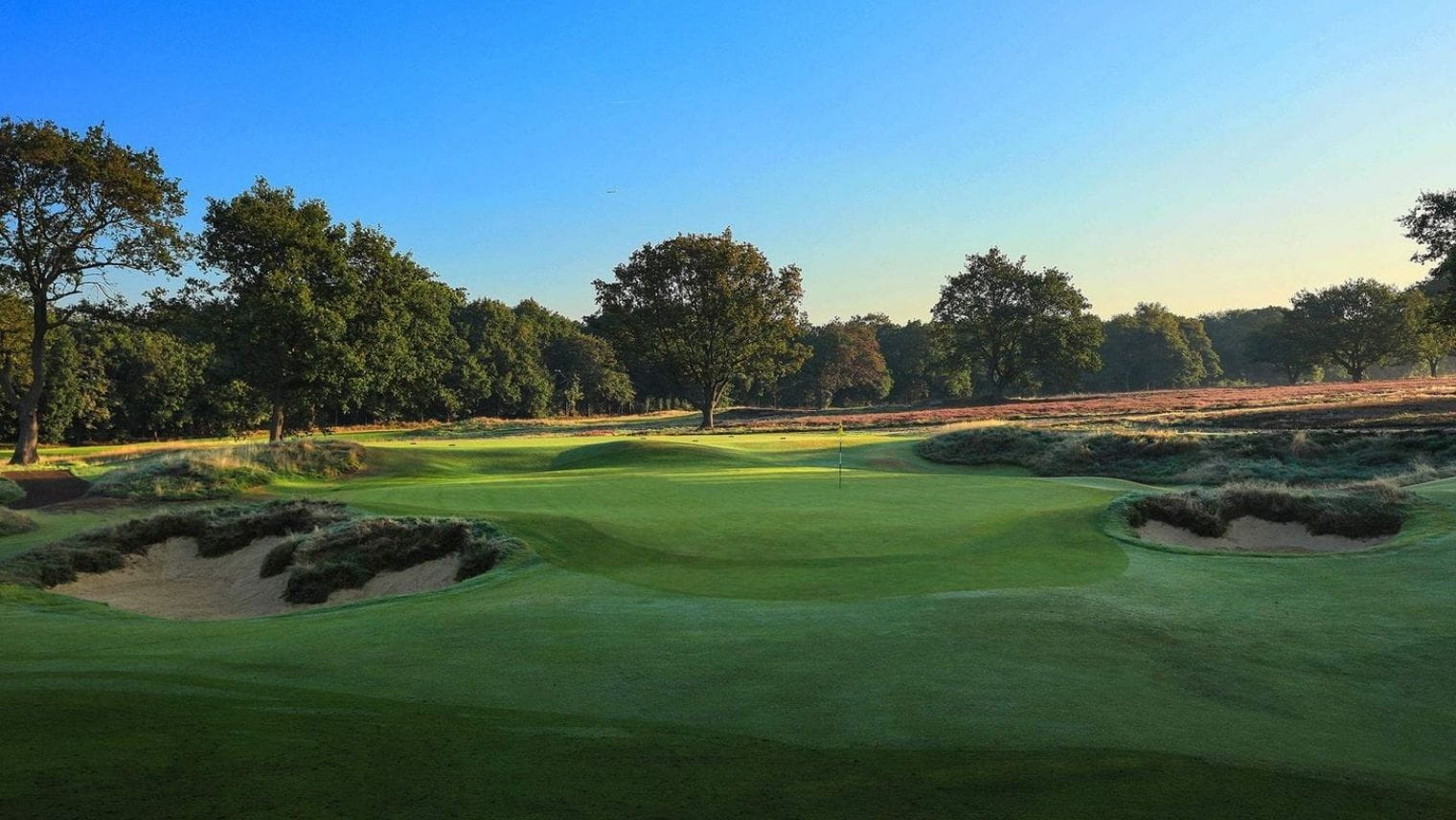 View over the course at the Royal Wimbledon golf course