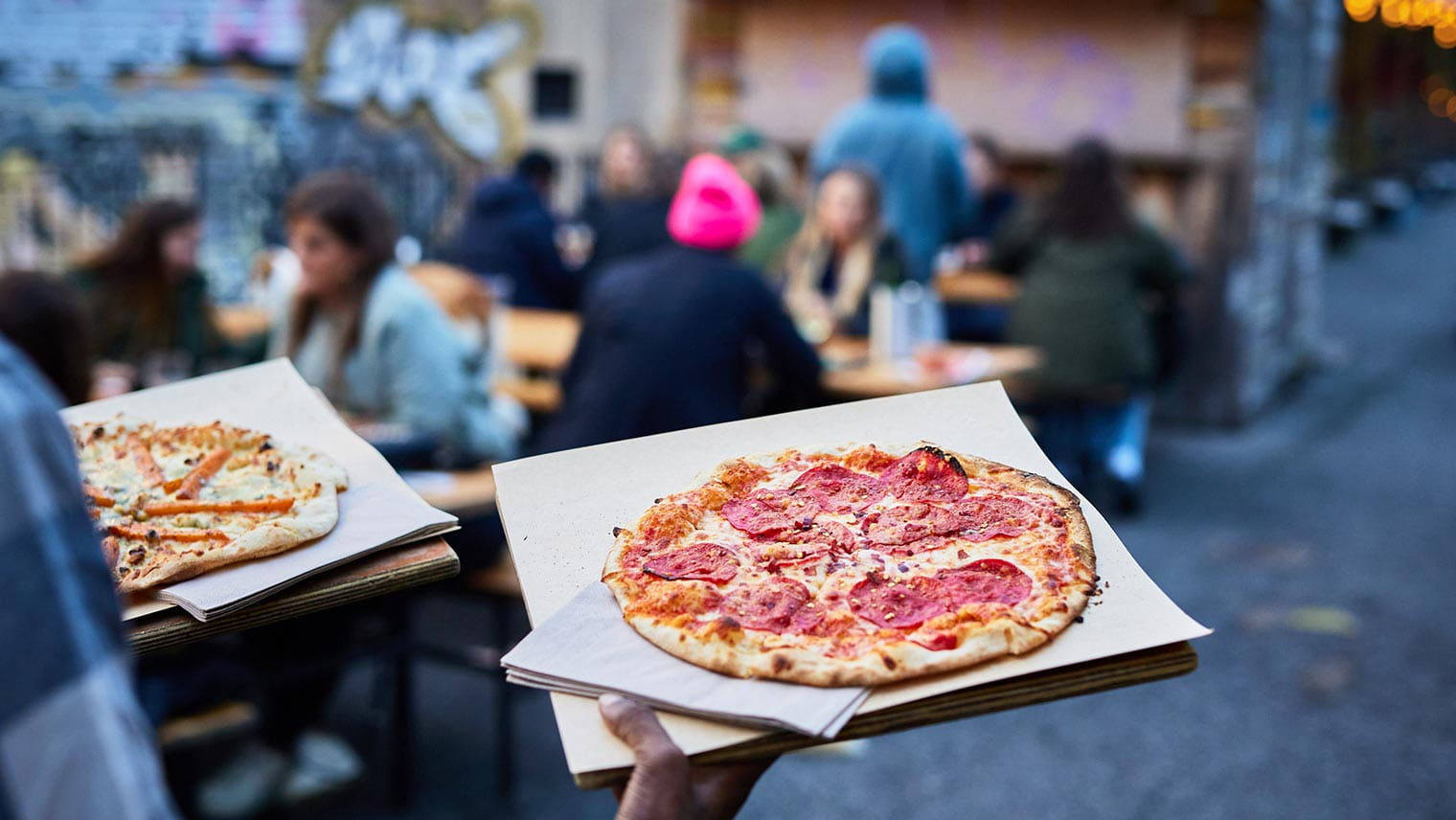 Crate Brewery pizza