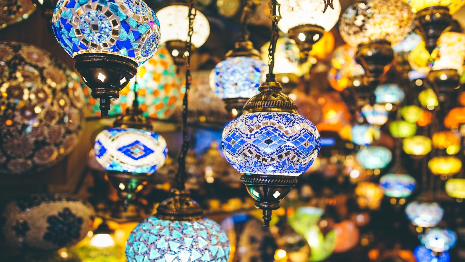 Colourful lanterns