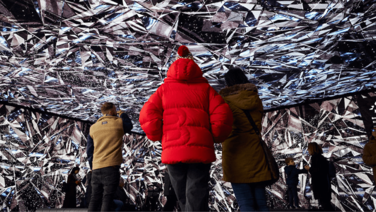 crystal art installation 