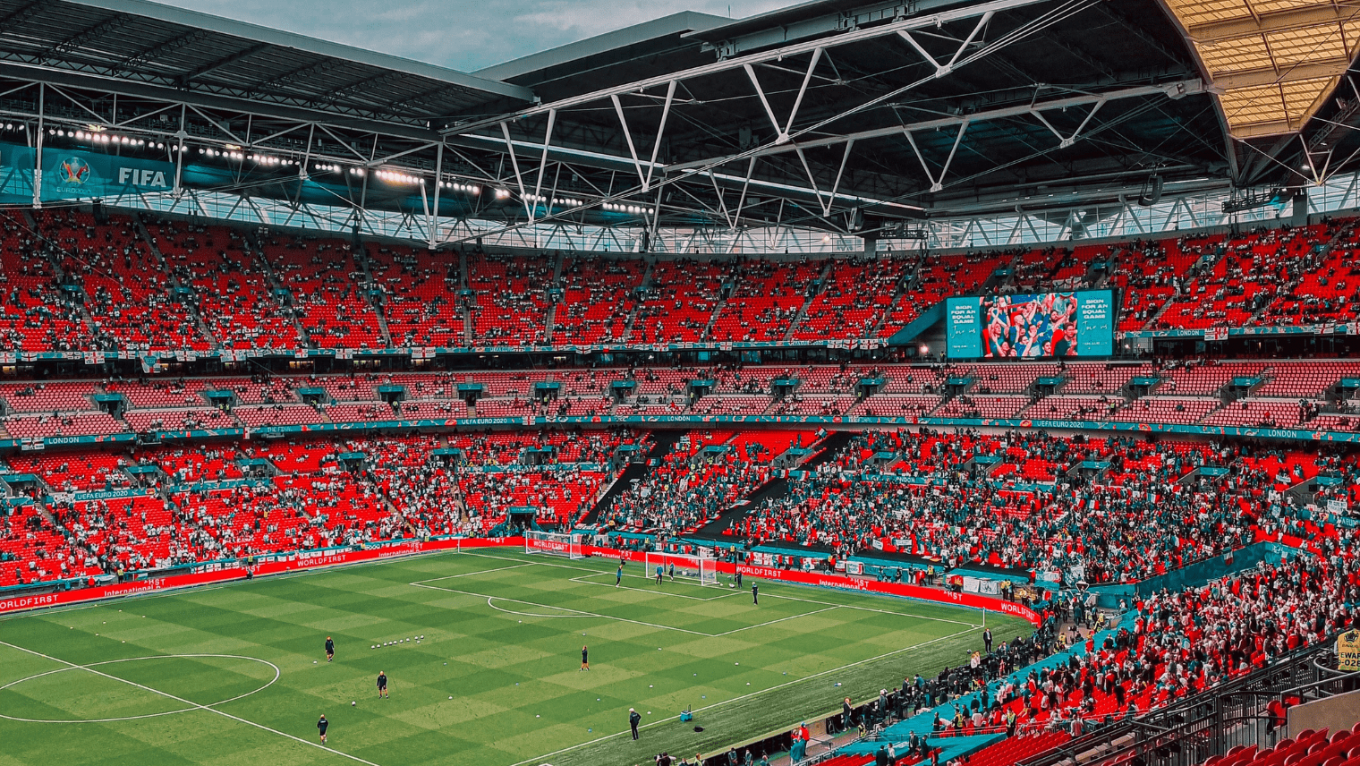 Inside Wembley Stadium 