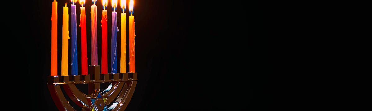 Hanukkah candles