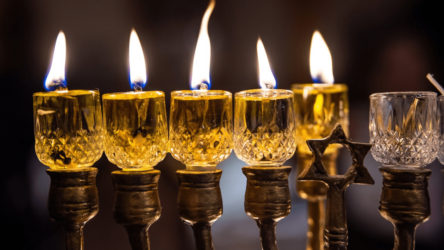 Hanukkah candles