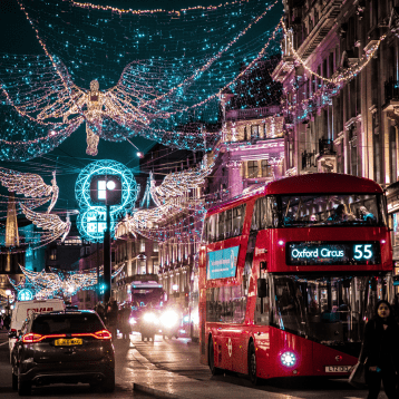 Oxford Street at Christmas