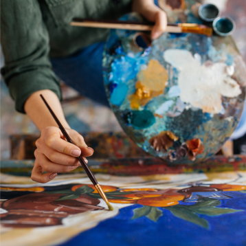 Acrylic painting