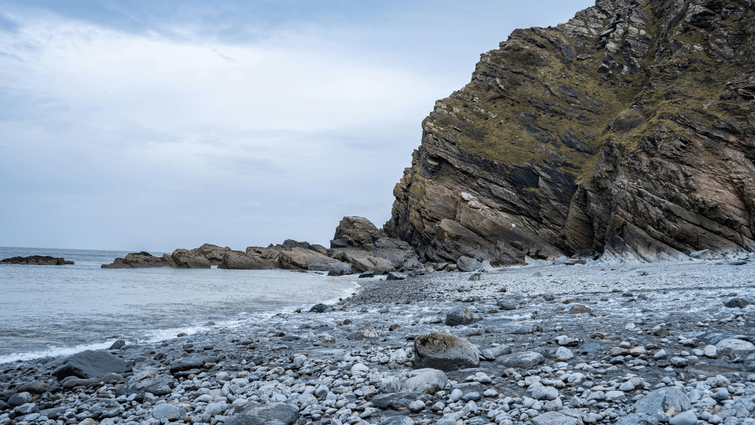 A beach in Devon