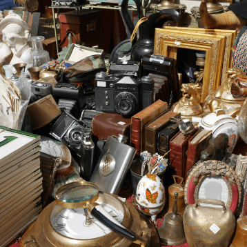 Flea market goods for sale