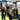 A group of people at a business expo