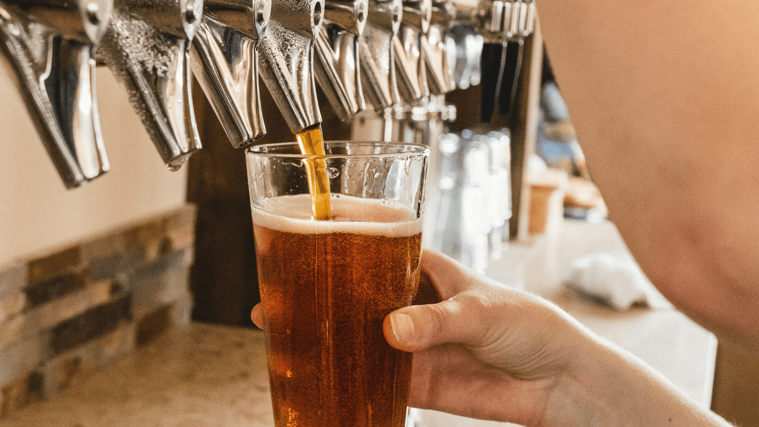 Tap artisanal beer