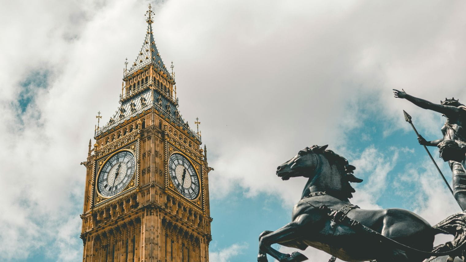 Looking up to Big Ben