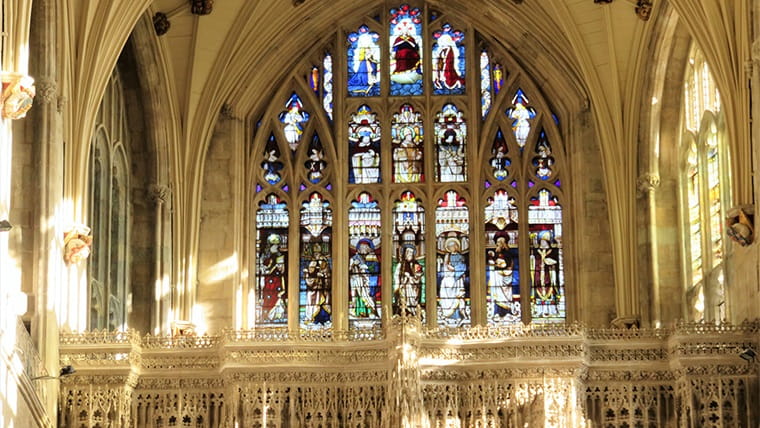 Body Image - a view of the Great Screen at Winchester Cathedral